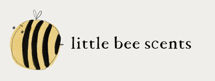 little bee scents logo. A fragrance company for candlemakers developed by a candlemaker