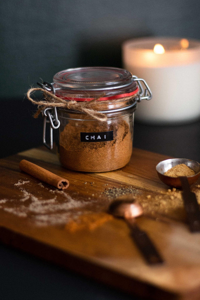 Chai Tea - complex blend of citrus, spices, tea and vanilla