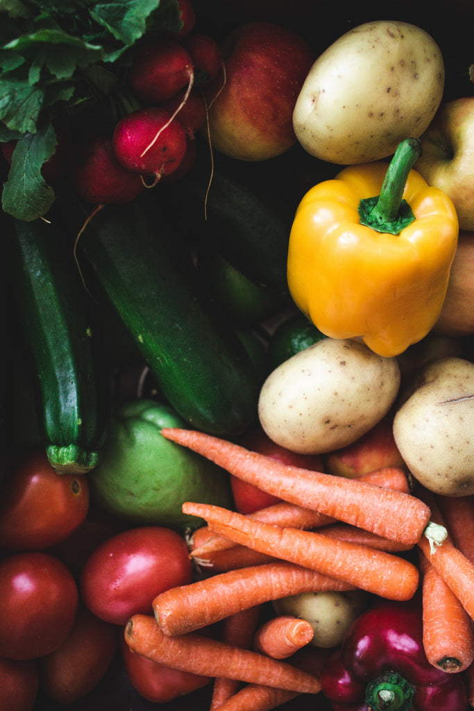 Victory Garden - tomato, basil, carrot, radish