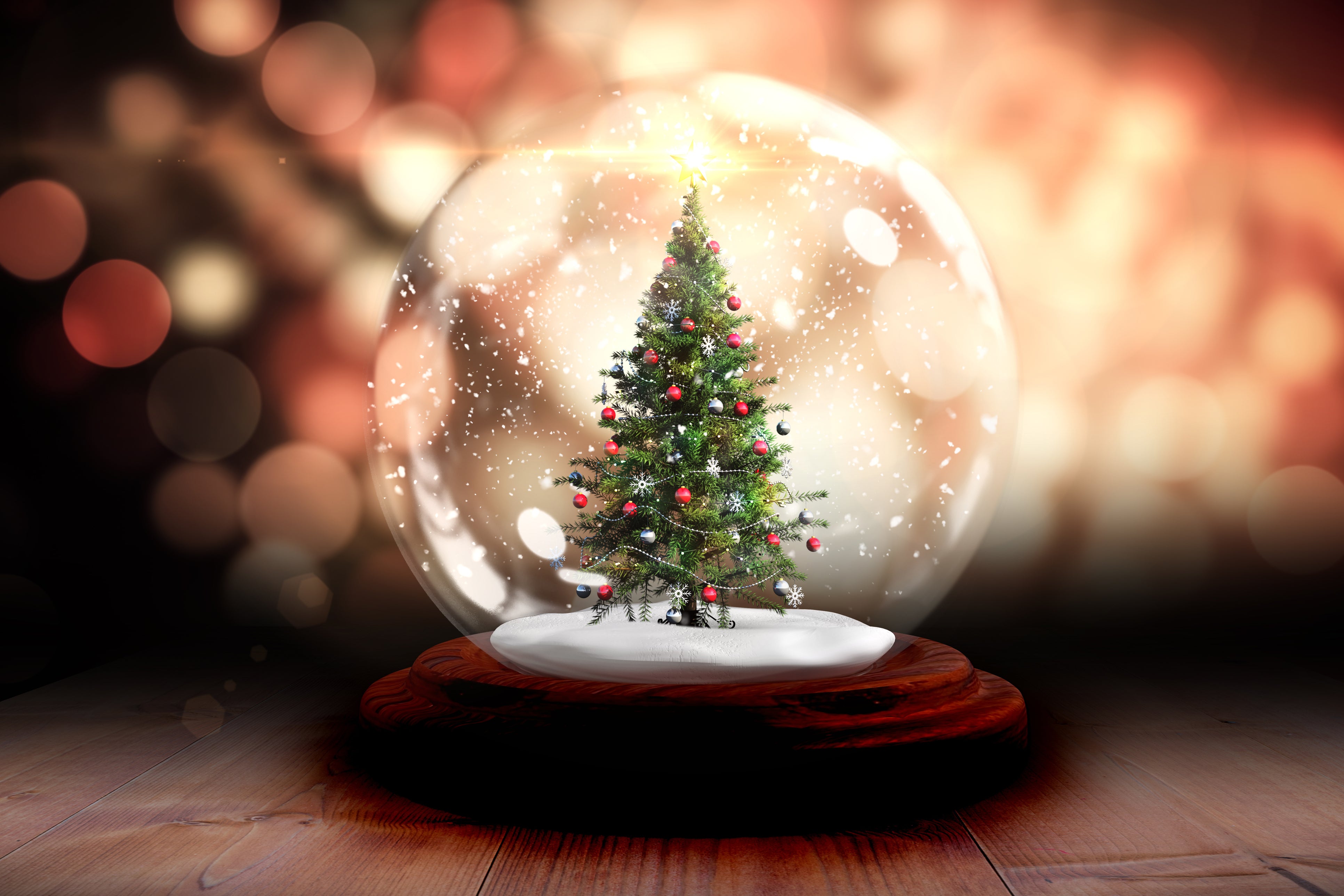 snow globe, holiday fragrance