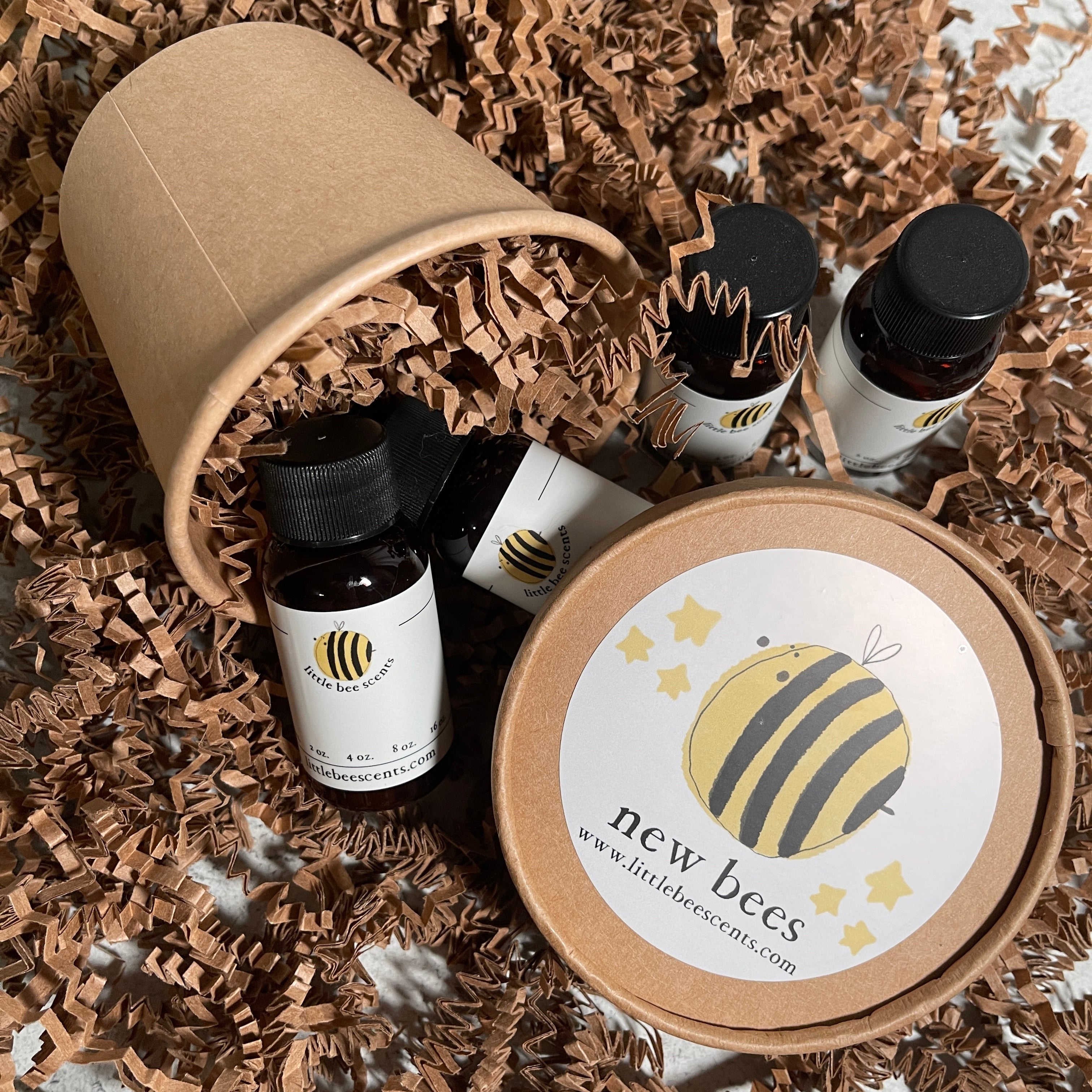 New Bees sampler pack of 4 fragrances