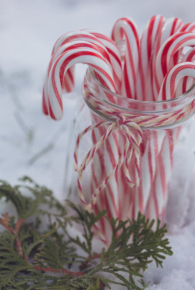 Candy Cane strong peppermint powdered vanilla
