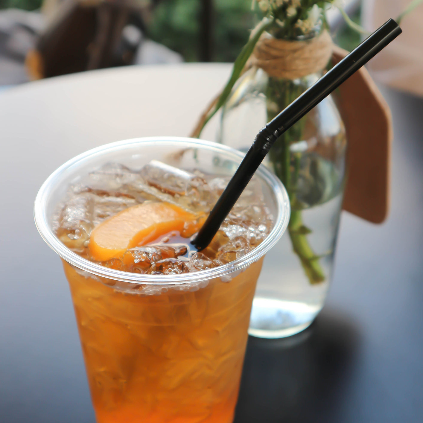 mango peach tea sweet tart summer refreshing